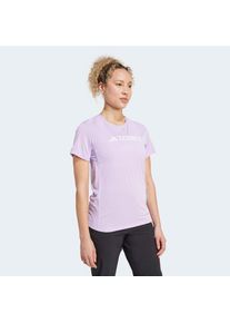 adidas terrex, Damen, Funktionsshirt &raquo;MULTI CLIMACOOL LOGO TECH&laquo;, Powder Plum, M, Dieses Wandershirt bietet mit CLIMACOOL k&uuml;hlen, trockenen Komfort.
