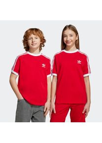 adidas originals, Unisex, T-Shirt &raquo;3 STRIPE TEE&laquo; sportlicher Stil, mit kurzen &Auml;rmeln, f&uuml;r Kinder, aus Baumwolle, BETSCA, 146, Drei Streifen Design 