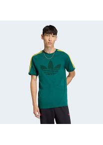 adidas originals, Herren, T-Shirt &raquo;MONOGRAM INFILL 3S&laquo;, Collegiate Green, L, T-Shirt in ikonischer, normaler Passform f&uuml;r t&auml;glichen Komfort.