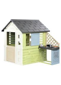 Smoby Spielhaus, Pastellblau, Kunststoff, 110x127x145 cm, Freizeit & Co, Gartenspielzeug, Spielh&auml;user