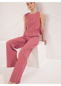 Trendyol Nohavicov&yacute; kost&yacute;m Ženy ružov&aacute; 34