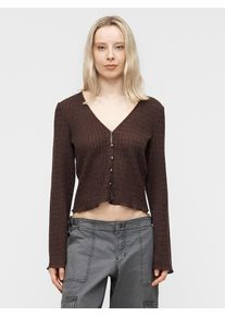 Only Cardigan 'ONLILSE' Femme marron taille XXL