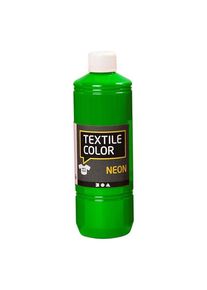 Creativ Company - Textile Color Semi-opaque Textile Paint - Neon Green 500ml