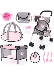 BAYER DESIGN Buggy Set with Butterflies