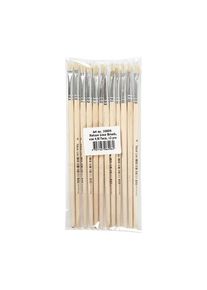 Creativ Company Wooden brushes No. 4 short handle 12pcs.