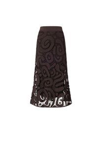 Pinko Jupe 'Pinko MAESTRALE GONNA CROCHET GEOMETRICO GONNA' Femme marron taille S