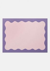 bonprix Zmywalna wycieraczka w graficzny wz&oacute;r, fioletowy, 38/59 cm