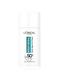 L'Or&eacute;al L&rsquo;Or&eacute;al Paris Bright Reveal folyad&eacute;k a pigmentfoltok ellen SPF 50+ 50 ml