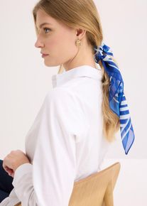 Foulard piccolo con stampa grafica, Blu, Taglia Onesize, bonprix