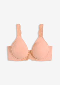 Reggiseno t-shirt con spalline imbottite, Arancione, Taglia 80C, bonprix