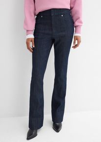 Jeans bootcut vita alta, Blu, Taglia 42, bonprix