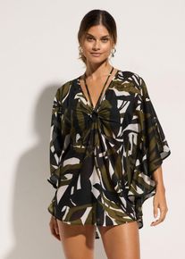 Tunica da spiaggia trasparente, Nero, Taglia 54/56 (XL), bonprix