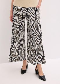 Pantaloni larghi in jersey, Nero, Taglia 54/56 (XL), bonprix