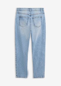 Jeans straight cropped vita media, Blu, Taglia 170, bonprix