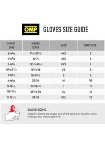 OMPHobby, Motorsportbekleidung, Karting Handschuhe MY2025 FIA 8856-2018 (L, M, S, XL, XS)