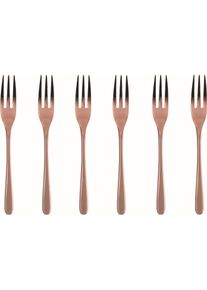 Sambonet Taste Kuchengabelset 6-tlg. copper, Besteck, Kupfer