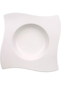 Villeroy & Boch Villeroy & Boch Suppenteller NewWave, Teller, Weiss