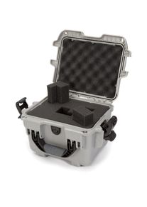 Nanuk Kunststoffkoffer 908 - mit Schaum Silber (Fotokoffer, 8.80 l), Kameratasche, Silber