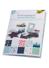 Folia, Geschenkverpackung, Lieblingspapier "WINTERLICH", 500 x 700 mm, 80 g/qm (1x)
