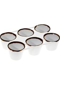 MAGU-Cera Magu Pfitzaufform, Backform, Braun, Weiss