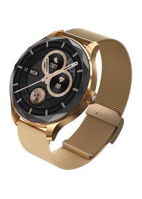 Garett Viva Smartwatch, Gold Stahl, Smartwatch