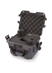 Nanuk Kunststoffkoffer 908 - mit Schaum Graphit (Fotokoffer, 8.80 l), Kameratasche, Grau