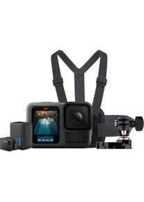 GoPro HERO 13 Black Ski Bundel (60p, GPS, WLAN), Action Cam, Schwarz