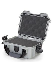 Nanuk Kunststoffkoffer 903 mit Schaum (Fotokoffer, 1.80 l), Kameratasche, Silber