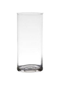 Vase, Vase Zylinder H19 D9 Klar