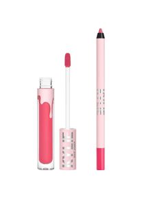 Kylie Jenner, Lippenstift + Lipgloss, Kylie Cosmetics Set Velvet Liquid Lipstick + Lip Liner (203 Party Girl)