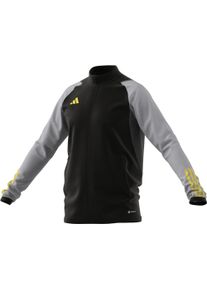 Adidas, Herren, Laufjacke, Tiro 23 Competition Training Herren-Sweatshirt schwarz und grau HU1306 (S) (S), Schwarz, Grau, S