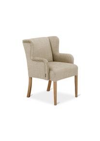 Tchibo - Polsterstuhl mit Armlehne &raquo;Hendrick&laquo; - 62x64x88cm - beige - Polyester / Buchenholz