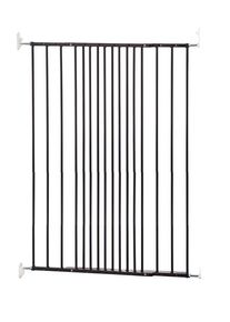 SPD Pet Extending Gate Extra Tall Dog Gate Black 62.5-106.8 cm