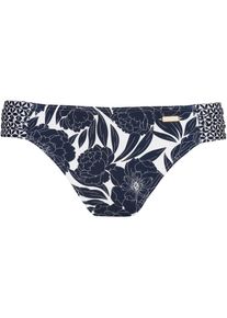 Sunseeker Bikinihose mit Raffung Bikini Hose Damen - Gr&ouml;&szlig;e 36 - blau