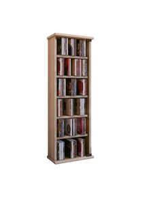 Vcm Media-Regal &raquo;Holz CD DVD Stand Regal Schrank Vetro Glast&uuml;r&laquo; 1 Stk. tlg.