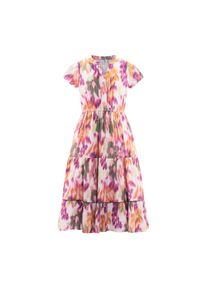 happy girls Druckkleid mit Volants und dekorativer Bord&uuml;re