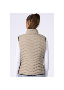 LPO, Damen, Steppweste &raquo;RANJA II&laquo; auch in Gro&szlig;en Gr&ouml;&szlig;en erh&auml;ltlich, cappuccino, 46 (L), Besonders leichte Damen Steppweste aus besonders weichen 