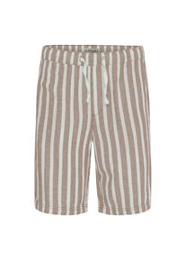 11 Project, Herren, Shorts &raquo;Shorts PROeshi&laquo;, Shitake, XL - N-Gr, Shorts aus Leinenmix