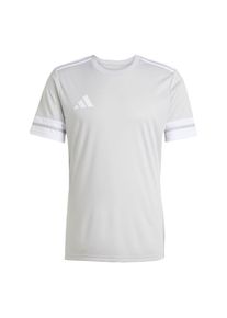 adidas Performance Funkčn&eacute; tričko 'Squadra 25' Muži svetlosiv&aacute; / biela L