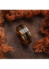 Holzkern Numerary Ring Guld och L&ouml;nn