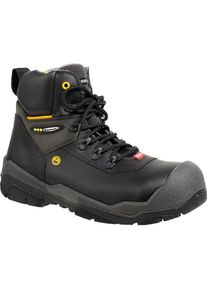 JALAS, Sicherheitsschuhe, Stiefel 1828 Jupiter schwarz grau gelb S3 Gr. 48 (S3, 48)