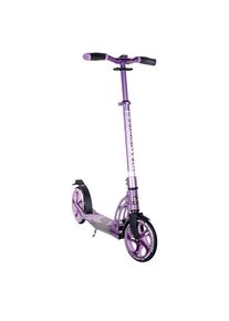 M&Ouml;BELIX M&ouml;belix , Lila , Metall , 34.5x102x93.5 cm , GS-gepr&uuml;ft , Hinterrad-Reibungsbremse, h&ouml;henverstellbarer Lenker mit Schnellspanner, Schnellklappmechanismus, Seitenst&auml;nder, weiche Griffe, Antirutsch-Trittbrett mit Bremse, faltbarer Lenker, ABEC-7-Kugellager , Freizeit, Skaten, Scooter