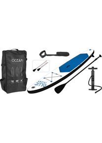 M&Ouml;BELIX M&ouml;belix , Blau, Schwarz, Wei&szlig; , Kunststoff , 71x10x305 cm , Pools & Wasserspa&szlig;, Wassersport, Stand Up Paddles