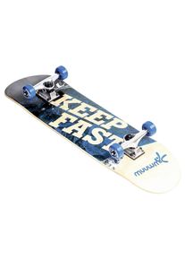 M&Ouml;BELIX M&ouml;belix , Blau, Wei&szlig; , Holz , Ahorn , 20x11.5x79 cm , Freizeit, Skaten, Skateboards