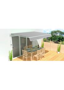 Schw&ouml;ller , Grau , 350x250 cm , Gartenm&ouml;bel, Sonnenschutz, Markisen, Gelenkarmmarkisen