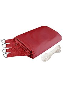 M&Ouml;BELIX M&ouml;belix , Dunkelrot , 300x300 cm , Gartenm&ouml;bel, Sonnenschutz, Sonnensegel