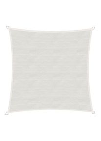 Windhager , Wei&szlig; , Kunststoff , 500x500 cm , Gartenm&ouml;bel, Sonnenschutz, Sonnensegel