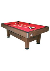 Ambia Garden , Braun, Rot , Holz, Metall, Kunststoff, Textil , 125x79x225 cm , Spielwaren, Spieltische, Billardtische