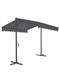 Gardenson , Anthrazit, Dunkelgrau , Metall, Kunststoff , 300x260x300 cm , Gartenm&ouml;bel, Sonnenschutz, Markisen, Gelenkarmmarkisen