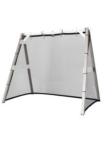 Ambia Garden , Grau, Wei&szlig; , Holz , Hemlocktanne , 254x207x160 cm , EN 71, CE, FSC 100% , Freizeit, B&auml;lle